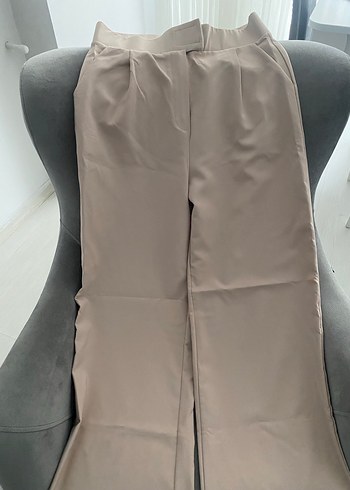 Bej Kadın Kumaş Pantolon - Görsel 2