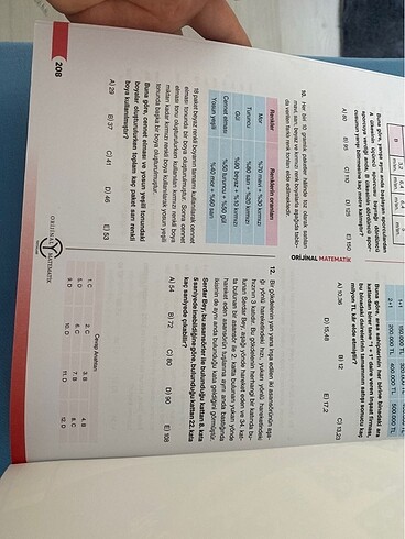  Beden Matematik problemler soru kitabı