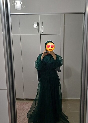 Diğer Zümrüt Yeşili Abiye