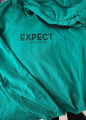 Yeşil Kapüşonlu Sweatshirt - Görsel 3