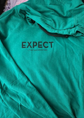 Yeşil Kapüşonlu Sweatshirt - Görsel 2