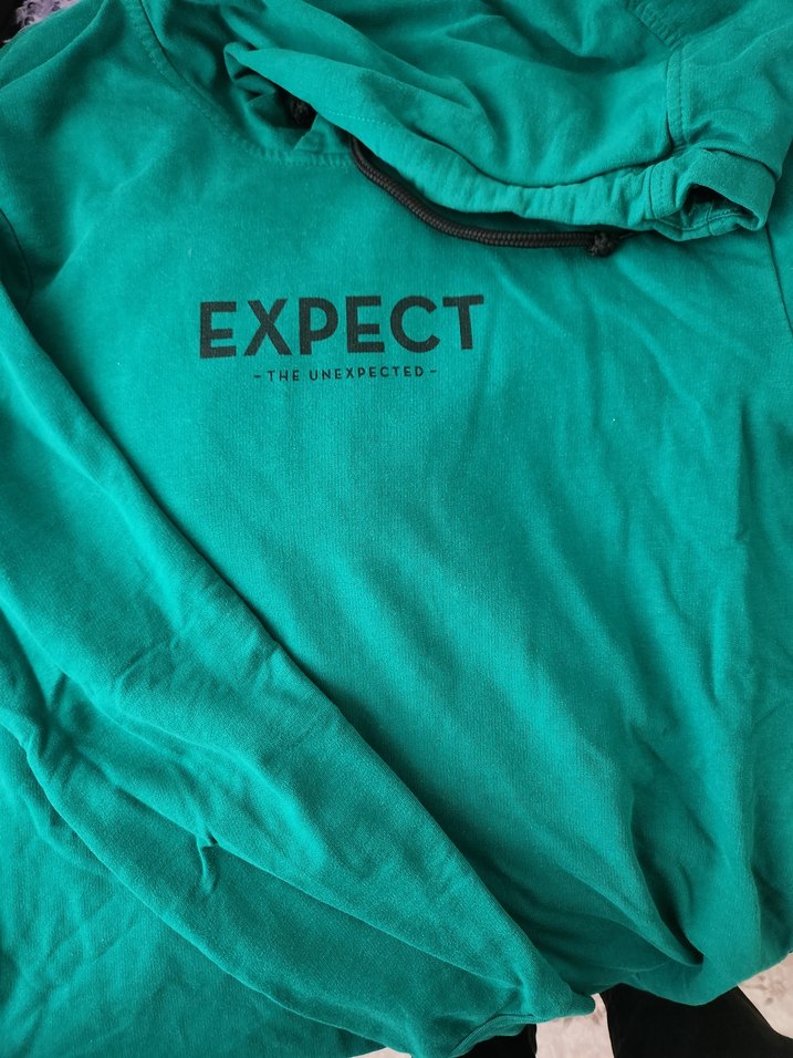 Yeşil Kapüşonlu Sweatshirt - Görsel 3