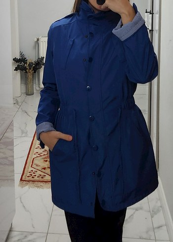 Lacivert Ceket/Yağmurluk - Görsel 2