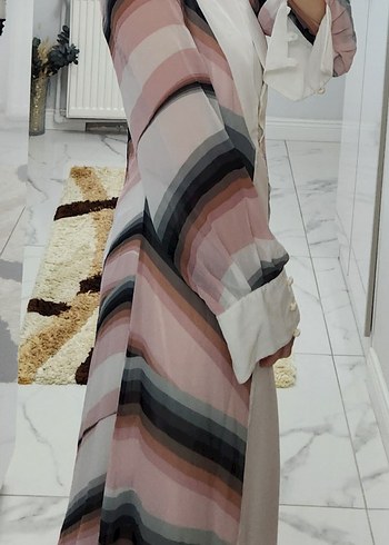 Bohem Çok Renkli Uzun Elbise+Şal hediyedir - Görsel 2