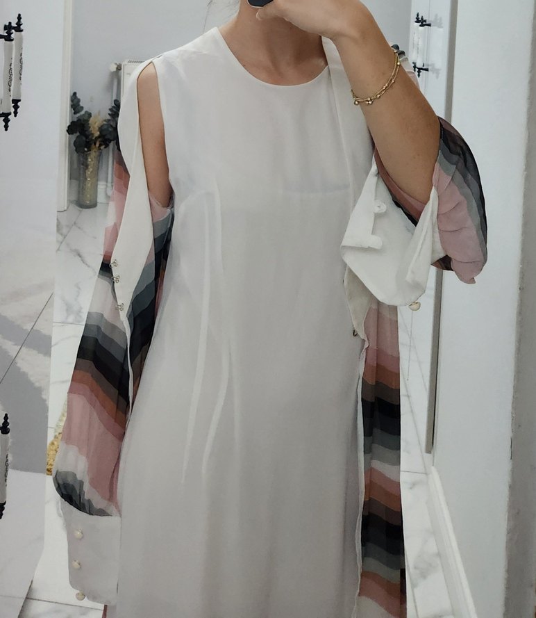 Bohem Çok Renkli Uzun Elbise+Şal hediyedir - Görsel 4