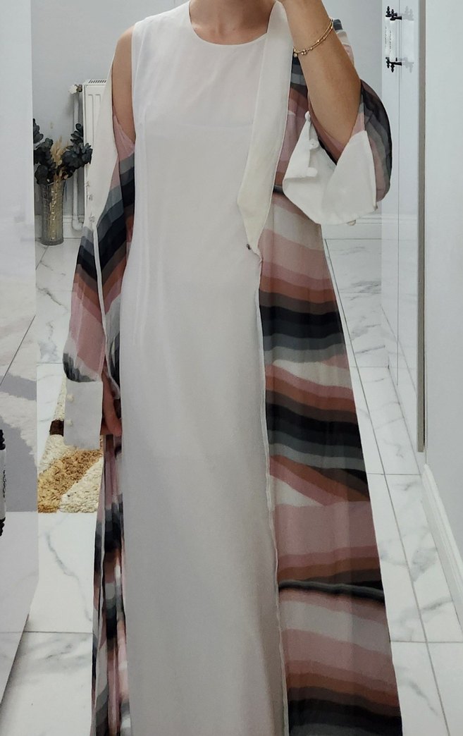 Bohem Çok Renkli Uzun Elbise+Şal hediyedir - Görsel 5