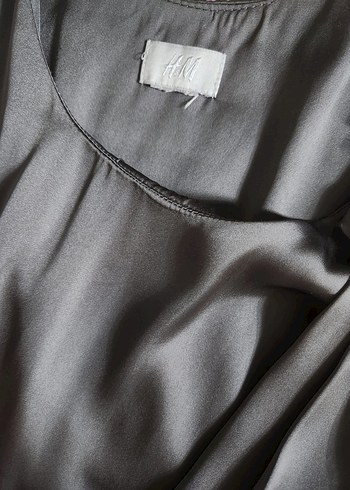 Hm Saten Balon Elbise - Görsel 4