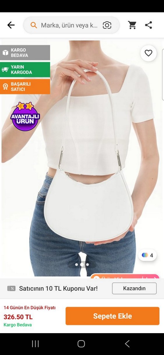 Beyaz Çanta - Görsel 4