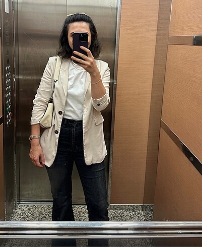 s Beden Mango baharlık ceket