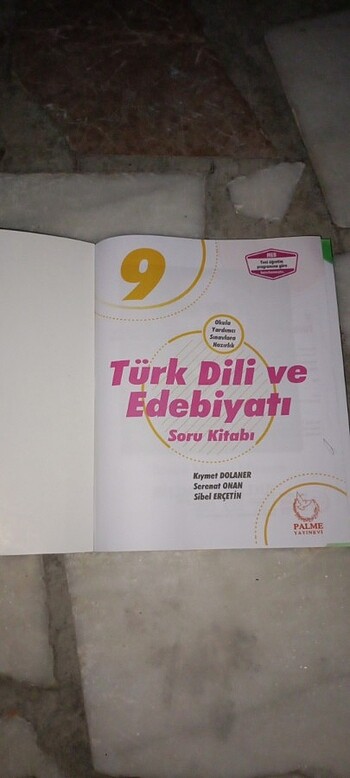 9.sınıf Türk dili ve edebiyatı test kitabı