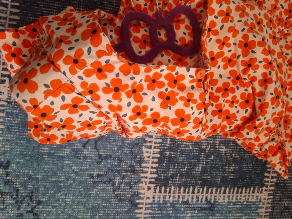 Renkli Bağlamalı Midi Bohem Elbise - Görsel 3