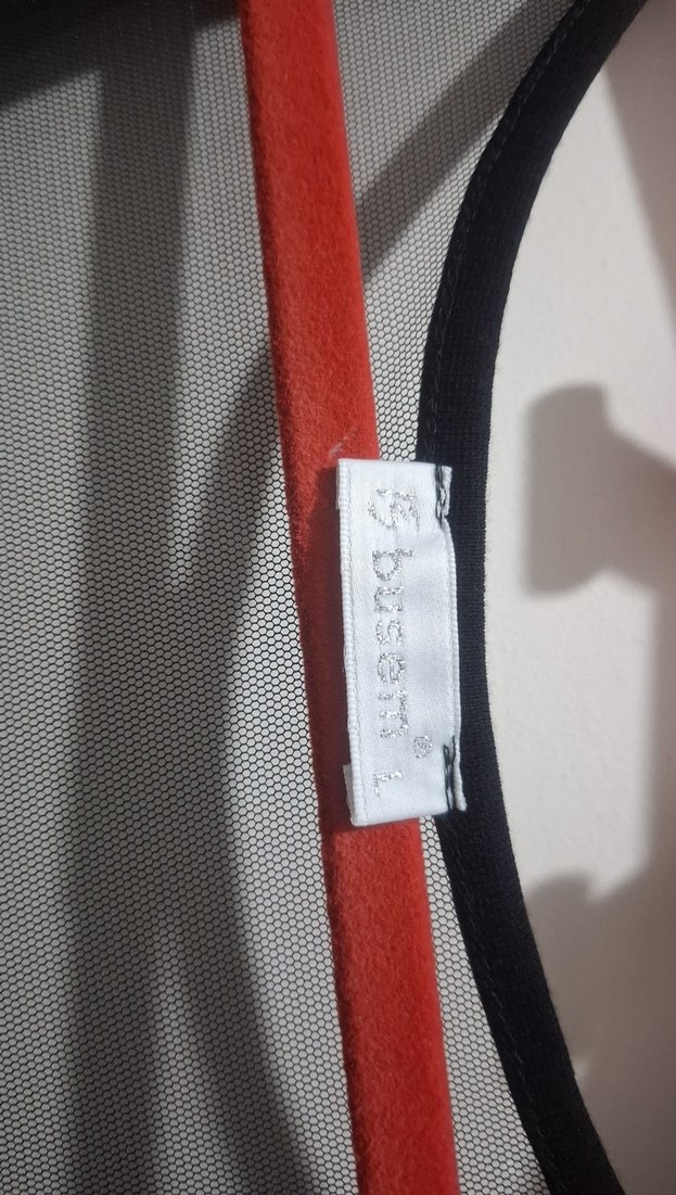 ip Detaylı Siyah kısaKadın Abiye Elbise - Görsel 2