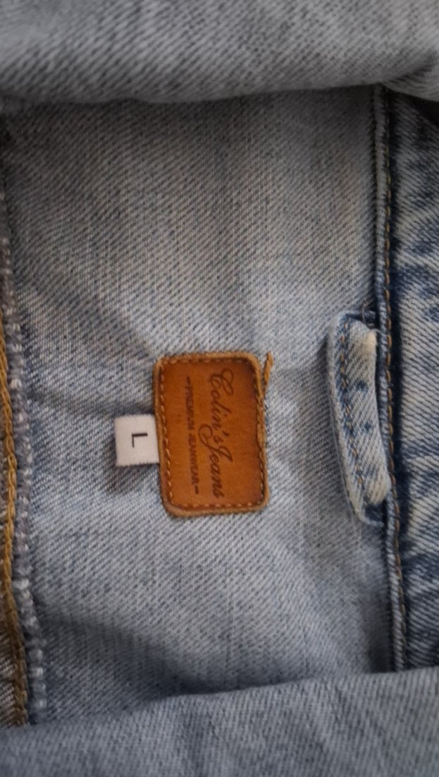 mavi Düğmeli Kadın Denim Ceket - Görsel 2