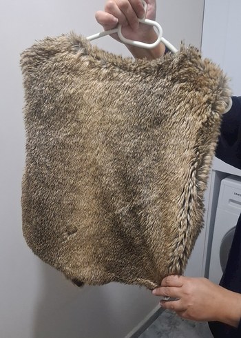 Kahverengi Kürk Detaylı Kadın Yelek - Görsel 3