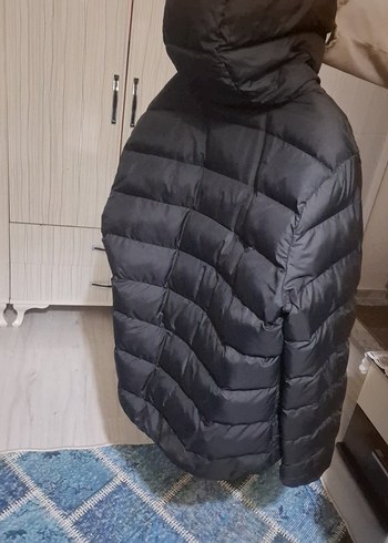 Siyah Kapüşonlu Fermuarlı Erkek Kış Ceketi - Görsel 8