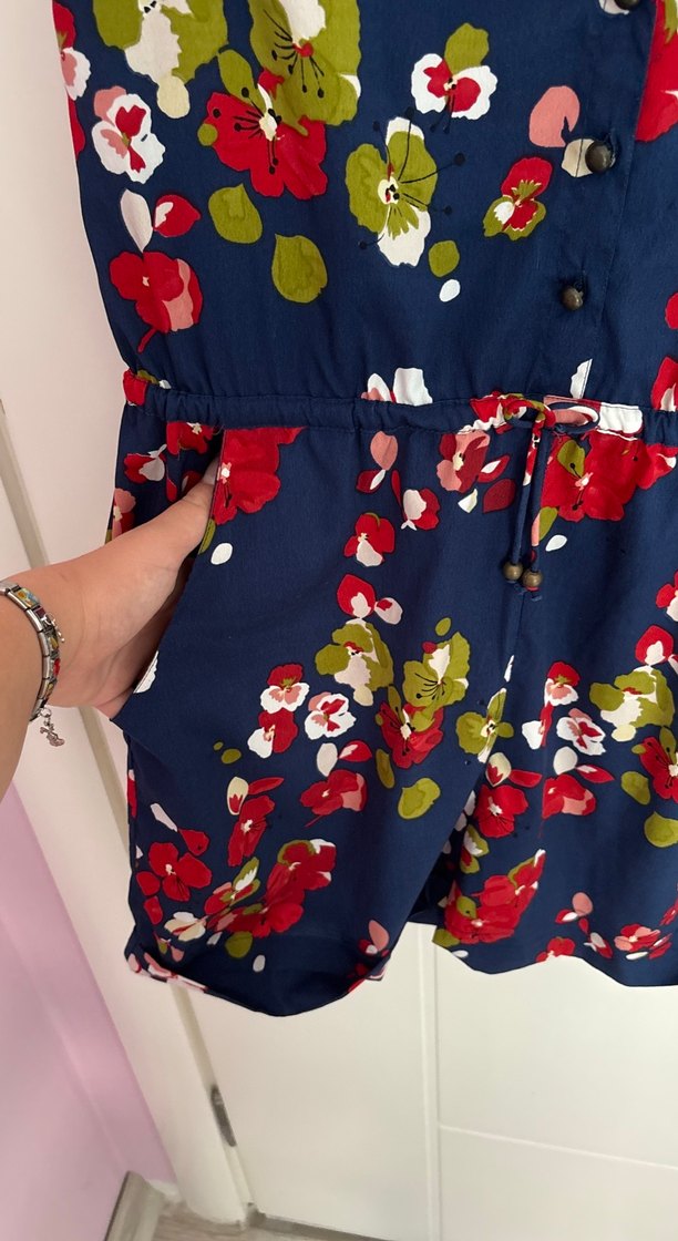 Desenli Kadın Tulum - Görsel 2