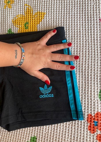 m Beden siyah Renk Siyah Adidas Mini Spor Şort