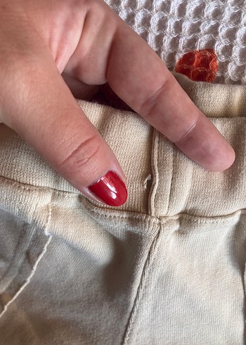 s Beden ten rengi Renk Puma Pamuk Bej Mini Şort
