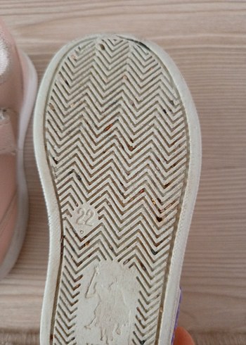 U.S. Polo Assn. Kız Çocuk Pudra Spor Ayakkabı - Görsel 4