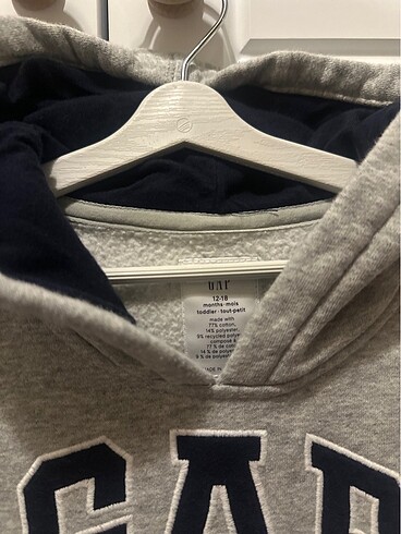 12-18 Ay Beden Orjinal Gap Sweatshirt Çocuk