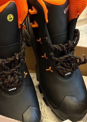 Turuncu Bağcıklı Erkek iş ayakkabısı uvexs3l - Görsel 4