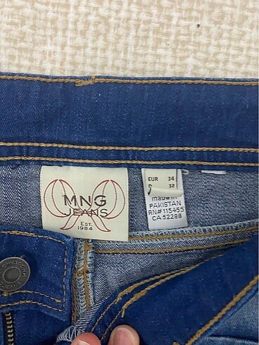 Mango Mango ispanyol paça vintage pantolon