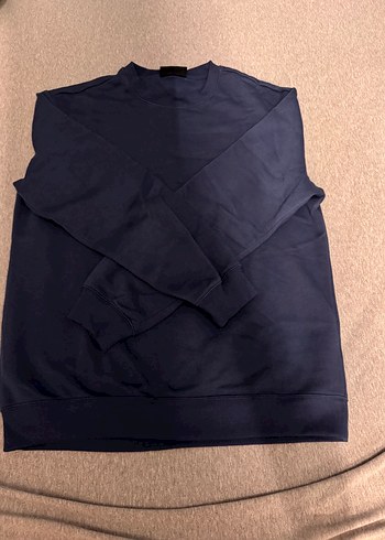 H&M lacivert sweatshirt