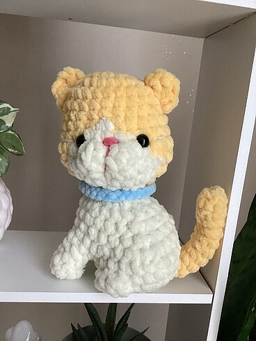Örgü kedi peluş