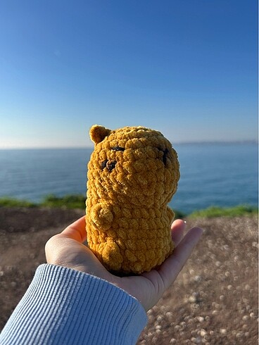  Beden Capybara örgü peluş