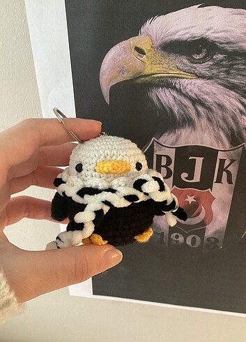 Diğer Kartal beşiktaş örgü anahtarlık