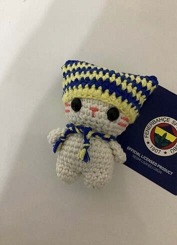 Beden Fenerbahçe kedi örgü