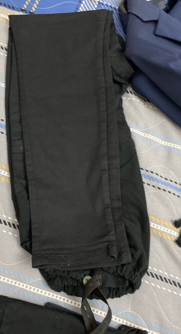 Siyah Hamile dar paça pantolon , - Görsel 3