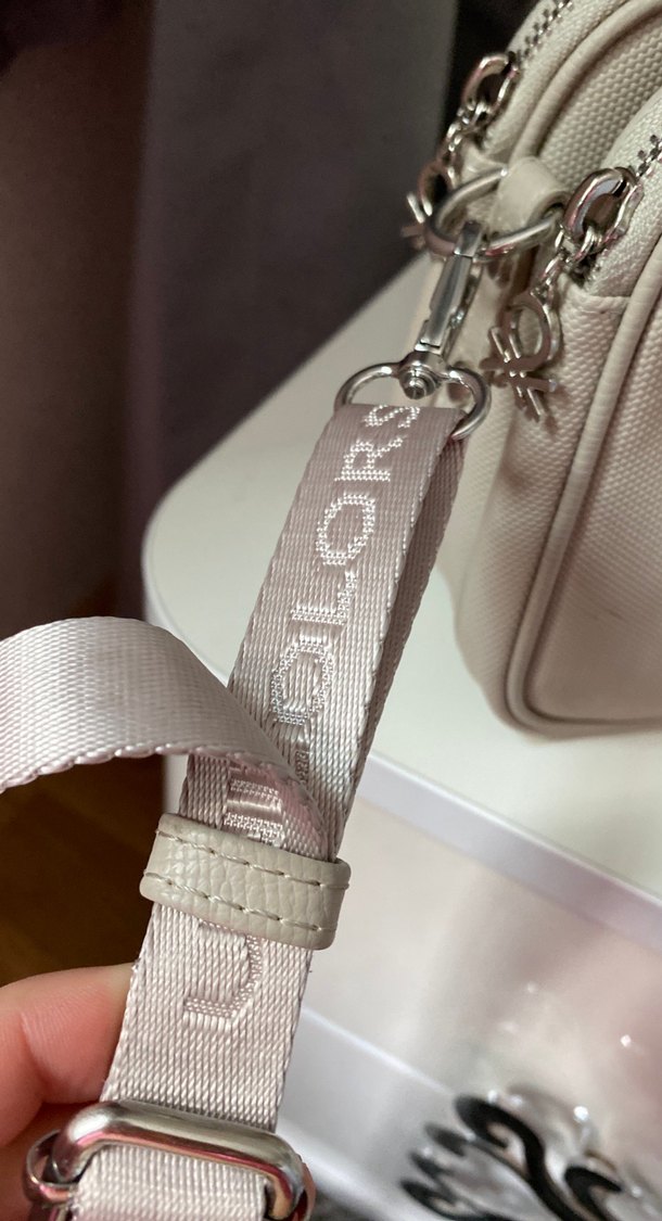 Benetton taş rengi kol çantası - Görsel 2