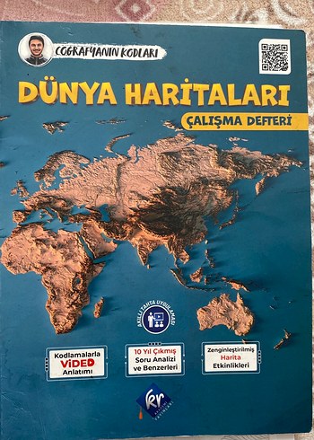 Dünya Haritaları Çalışma Defteri