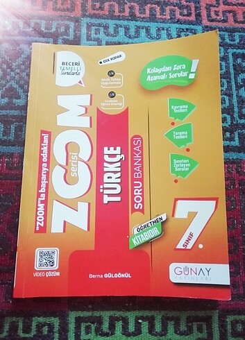 GÜNAY YAYINLARI TÜRKÇE ZOOM SERİSİ 7. SINIF