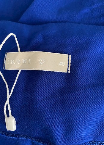 Mavi Uzun Salaş Kadın Pantolon - Görsel 2