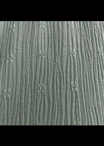 Düğmeli V Yakalı Turkuaz Kadın Keten Gömlek - Görsel 3