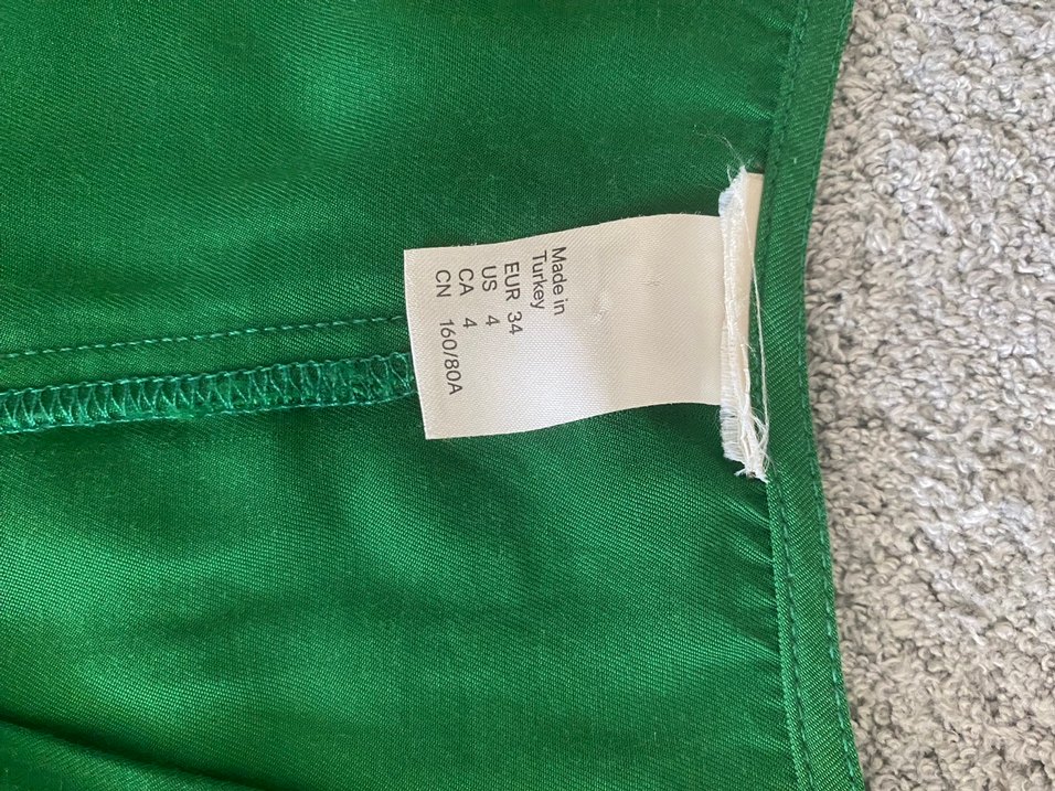 Midi Yeşil V Yaka Elbise - Görsel 5