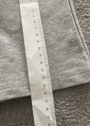 Gri Nakışlı Rahat çocuk Mini Şort - Görsel 5