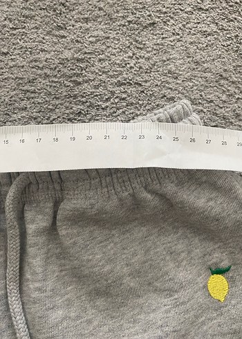 Gri Nakışlı Rahat çocuk Mini Şort - Görsel 4