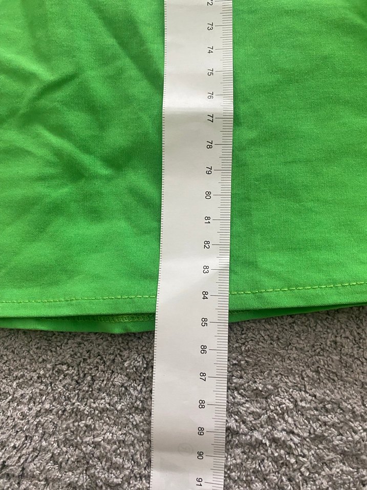 Yeşil V Yaka Midi Bohem Elbise - Görsel 4