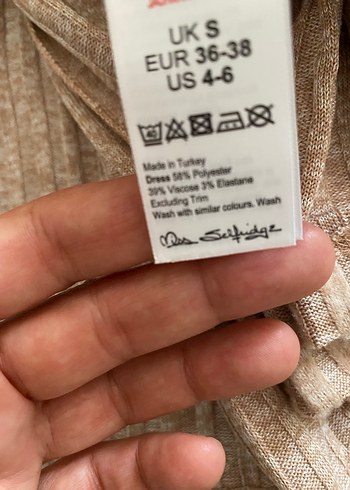 Bej Uzun Kollu Triko Kadın Hırka - Görsel 3