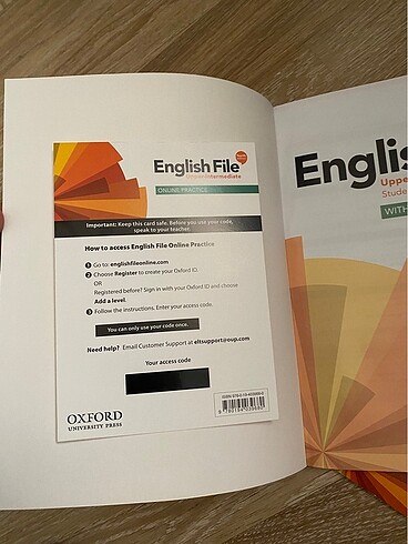 English file upper intermediate ACCESS KOD+Workbook+Students Boo