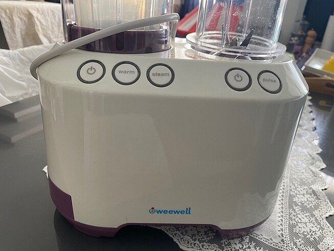 Weewell pişirici-blendar-mama ısıtıcı-sterilizatör - Görsel 3