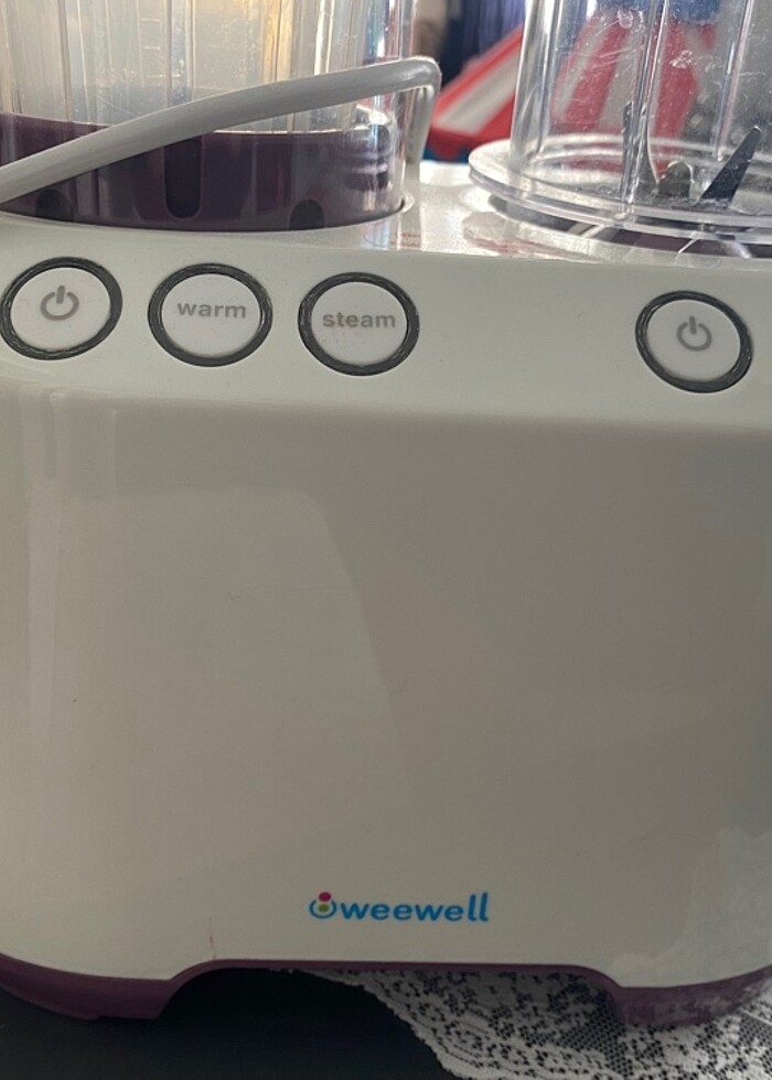 Weewell pişirici-blendar-mama ısıtıcı-sterilizatör - Görsel 3