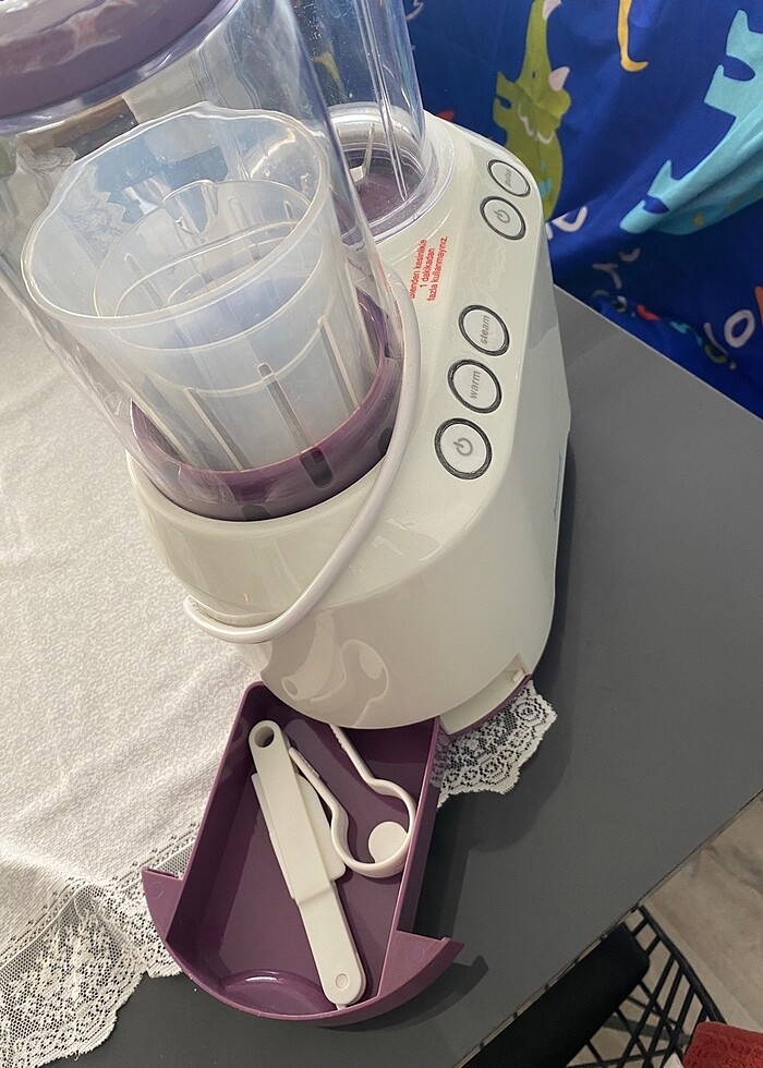 Weewell pişirici-blendar-mama ısıtıcı-sterilizatör - Görsel 4