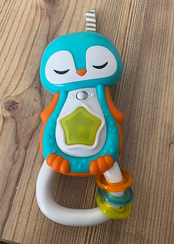 Renkli Turkuaz Penguen Diş Kaşıyıcı ve Çıngırak