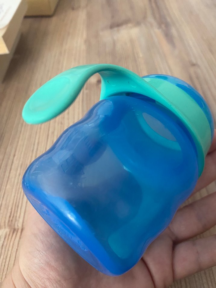 Mavi Bebek Biberonu avent alıstırma biberonu - Görsel 4