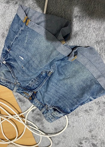 Koton Düğmeli Kadın Mini Denim Şort