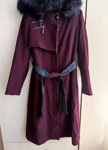 38 Beden bordo Renk Kaban modeli 